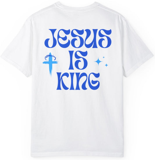 JESUS IS KING Tee White