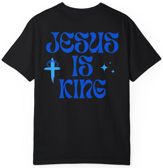 JESUS IS KING Tee Black